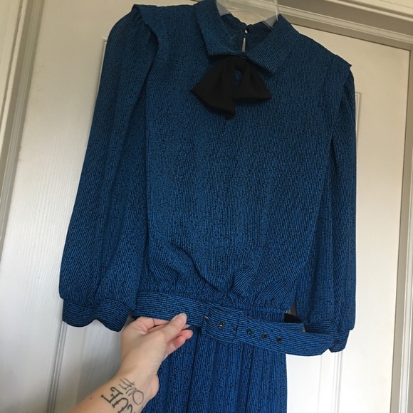 Size 7/8 vintage blue dress - Picture 4 of 7